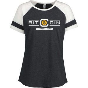 Crypto Bitcoin Enza Ladies Jersey Colorblock Tee