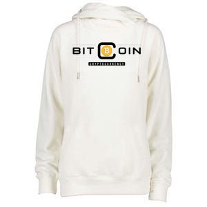 Crypto Bitcoin Womens Funnel Neck Pullover Hood