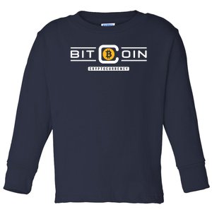 Crypto Bitcoin Toddler Long Sleeve Shirt