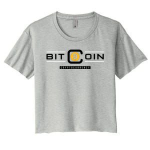 Crypto Bitcoin Women's Crop Top Tee