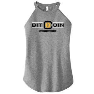 Crypto Bitcoin Women's Perfect Tri Rocker Tank