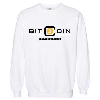 Crypto Bitcoin Garment-Dyed Sweatshirt