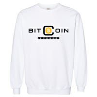 Crypto Bitcoin Garment-Dyed Sweatshirt