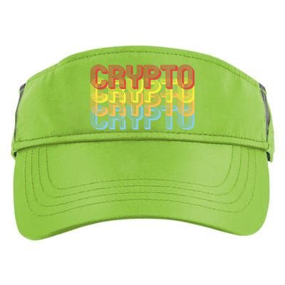 Crypto Crypto Crypto Crypto Retro Style Adult Drive Performance Visor