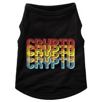 Crypto Crypto Crypto Crypto Retro Style Doggie Tank