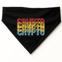 Crypto Crypto Crypto Crypto Retro Style USA-Made Doggie Bandana
