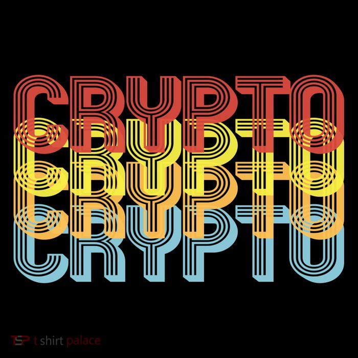 Crypto Crypto Crypto Crypto Retro Style Sweatshirt