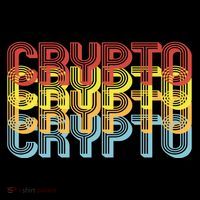 Crypto Crypto Crypto Crypto Retro Style Tall T-Shirt
