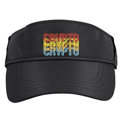 Crypto Crypto Crypto Crypto Retro Style Adult Drive Performance Visor
