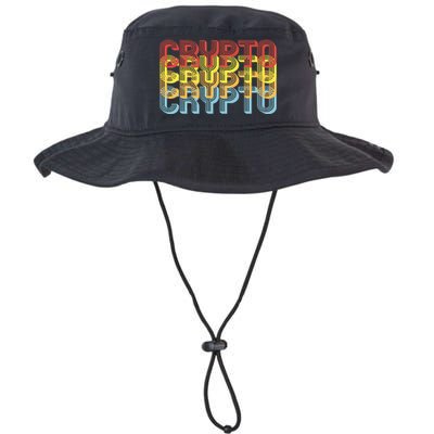 Crypto Crypto Crypto Crypto Retro Style Legacy Cool Fit Booney Bucket Hat