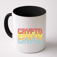 Crypto Crypto Crypto Crypto Retro Style Mug