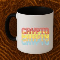 Crypto Crypto Crypto Crypto Retro Style Mug
