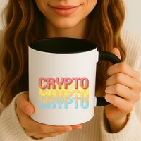 Crypto Crypto Crypto Crypto Retro Style Mug