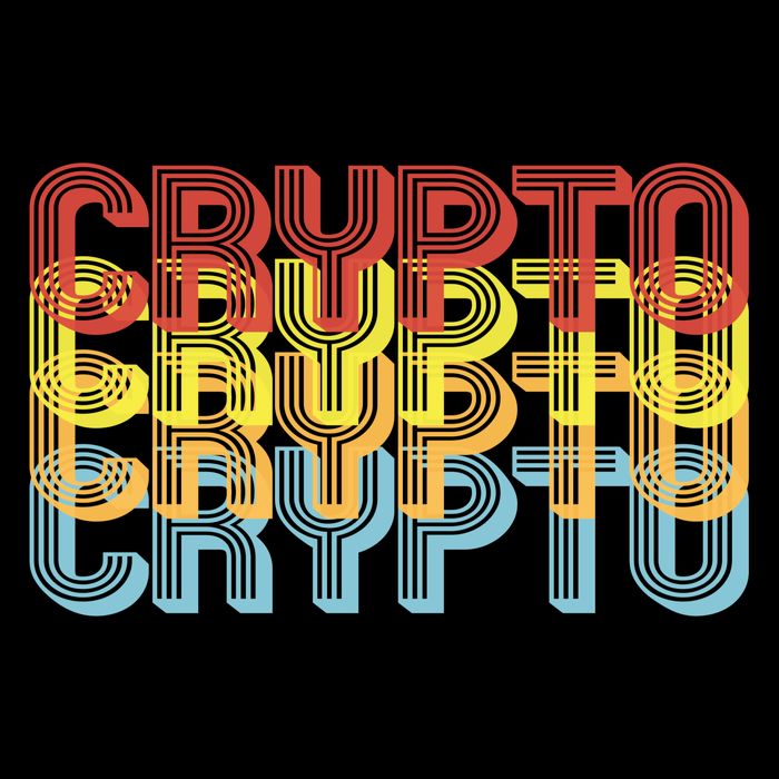 Crypto Crypto Crypto Crypto Retro Style Mug