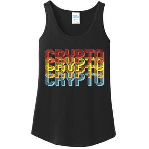 Crypto Crypto Crypto Crypto Retro Style Ladies Essential Tank