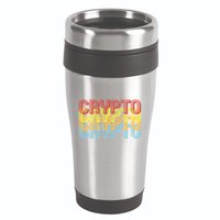 Crypto Crypto Crypto Crypto Retro Style 16oz Travel Tumbler