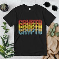 Crypto Crypto Crypto Crypto Retro Style Premium T-Shirt