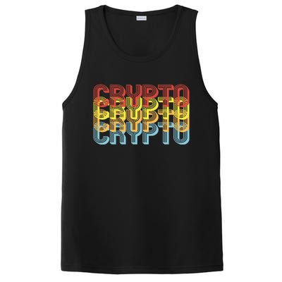 Crypto Crypto Crypto Crypto Retro Style PosiCharge Competitor Tank