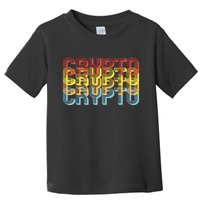 Crypto Crypto Crypto Crypto Retro Style Toddler T-Shirt