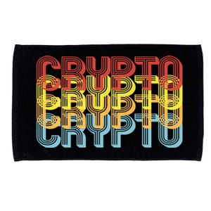 Crypto Crypto Crypto Crypto Retro Style Microfiber Hand Towel