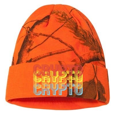 Crypto Crypto Crypto Crypto Retro Style Kati Licensed 12" Camo Beanie