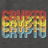 Crypto Crypto Crypto Crypto Retro Style Vector Backpack