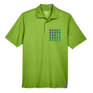 Crypto Currency Logos Coinbase Men's Origin Performance Pique Polo