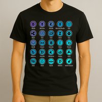 Crypto Currency Logos Coinbase T-Shirt