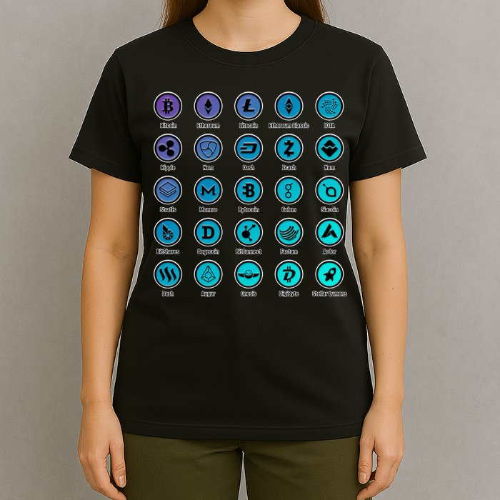 Crypto Currency Logos Coinbase T-Shirt