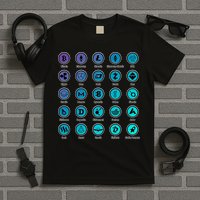 Crypto Currency Logos Coinbase T-Shirt