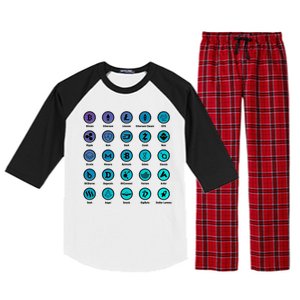 Crypto Currency Logos Coinbase Raglan Sleeve Pajama Set