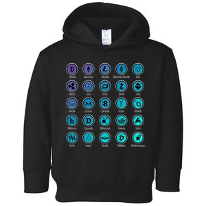 Crypto Currency Logos Coinbase Toddler Hoodie