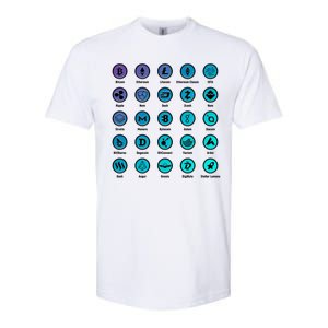 Crypto Currency Logos Coinbase Softstyle CVC T-Shirt