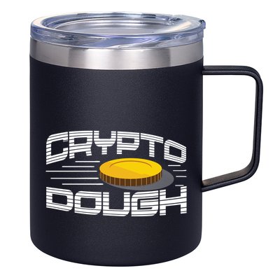Crypto Dough 12oz Stainless Steel Coffee Mug