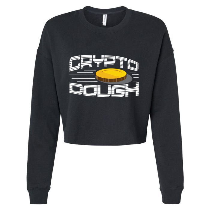 Crypto Dough Cropped Pullover Crew