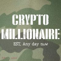 Crypto Millionaire Est. Any Day Now Legacy Tie Dye Trucker Hat