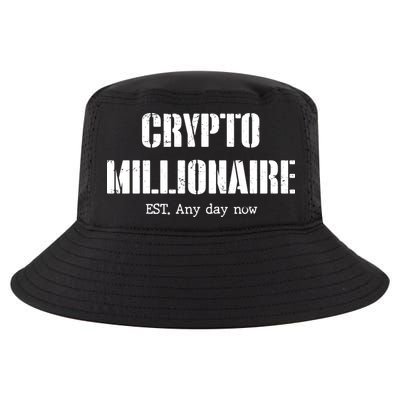 Crypto Millionaire Est. Any Day Now Cool Comfort Performance Bucket Hat