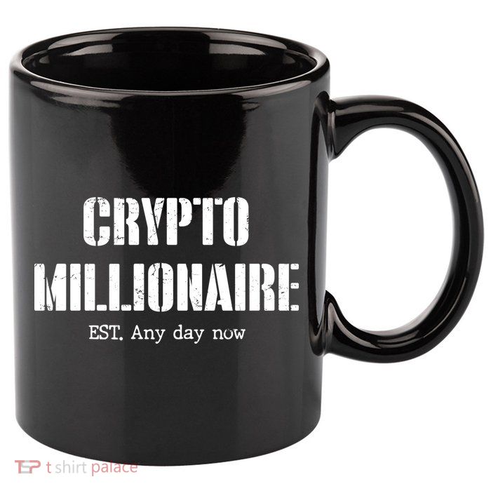 Crypto Millionaire Est. Any Day Now 11oz C Handle Ceramic Mug