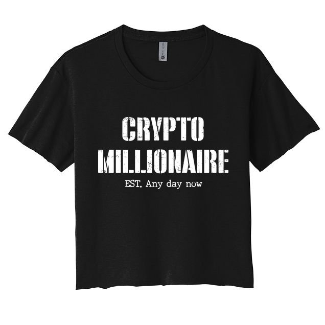 Crypto Millionaire Est. Any Day Now Crop Top