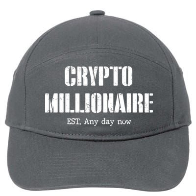 Crypto Millionaire Est. Any Day Now 7-Panel Snapback Hat
