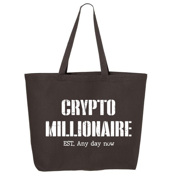 Crypto Millionaire Est. Any Day Now 25L Jumbo Tote