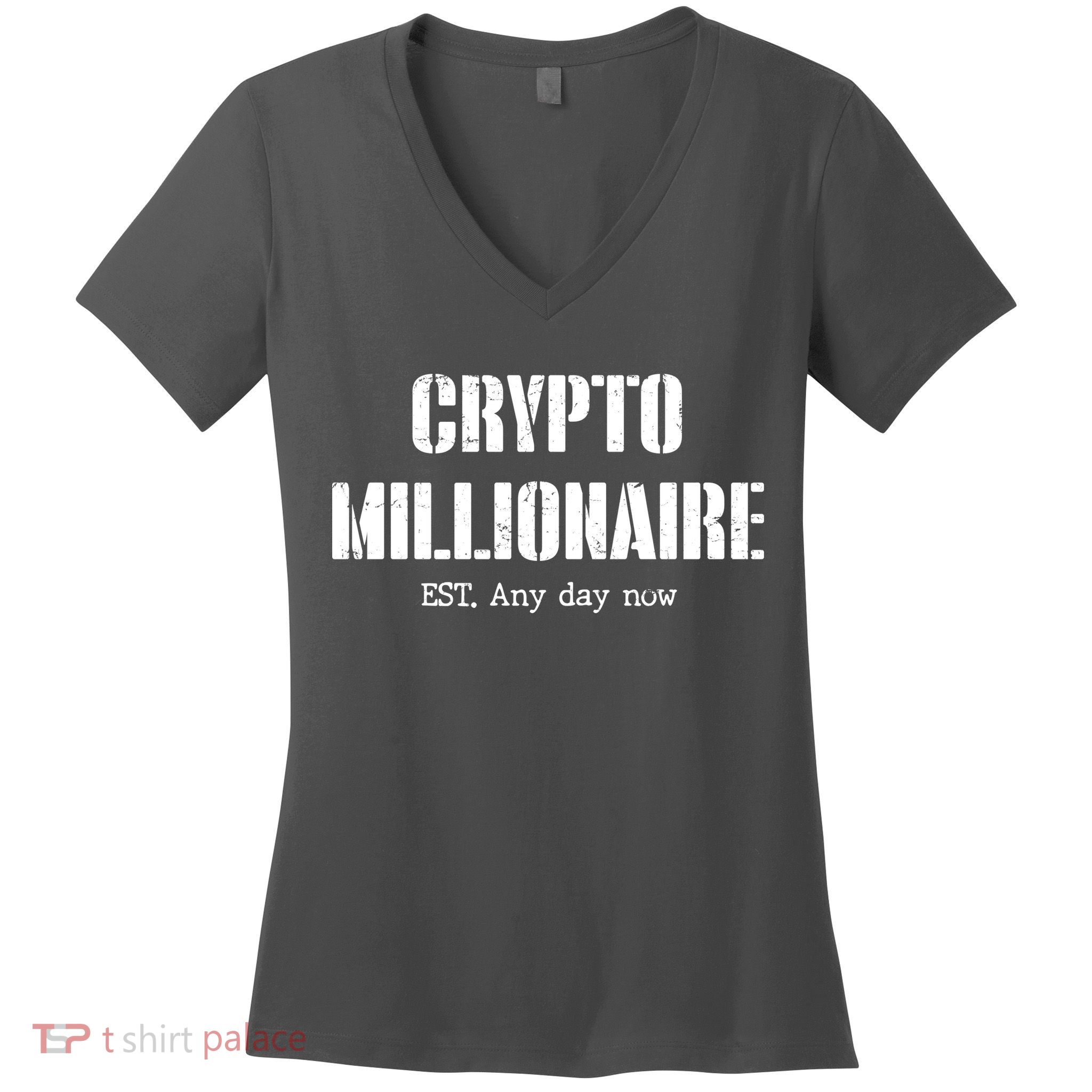 Crypto Millionaire Est. Any Day Now Women's V-Neck T-Shirt