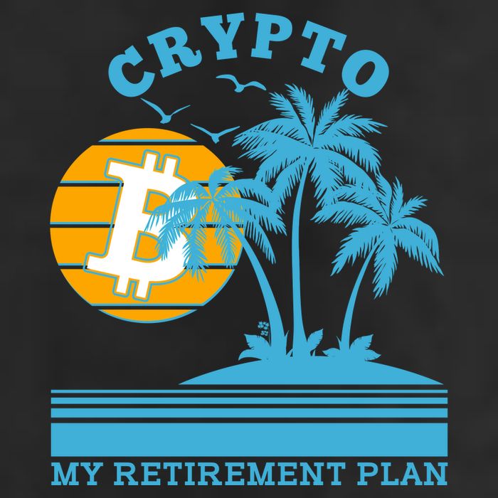 Crypto My Retirement Plan Cool Comfort Performance Bucket Hat