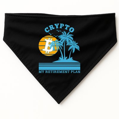 Crypto My Retirement Plan USA-Made Doggie Bandana