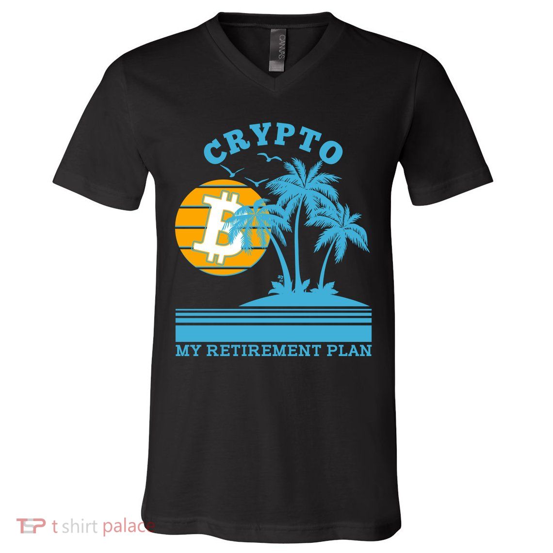 Crypto My Retirement Plan V-Neck T-Shirt