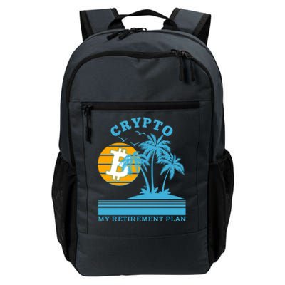 Crypto My Retirement Plan Daily Commute Backpack