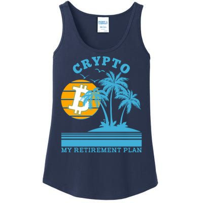 Crypto My Retirement Plan Ladies Essential Tank