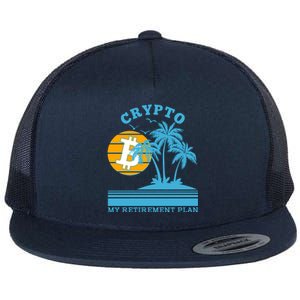 Crypto My Retirement Plan Flat Bill Trucker Hat