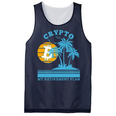 Crypto My Retirement Plan Mesh Reversible Basketball Jersey Tank