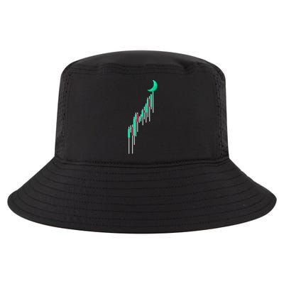 Crypto To The Moon Trading Hodl Stock Chart Cool Comfort Performance Bucket Hat